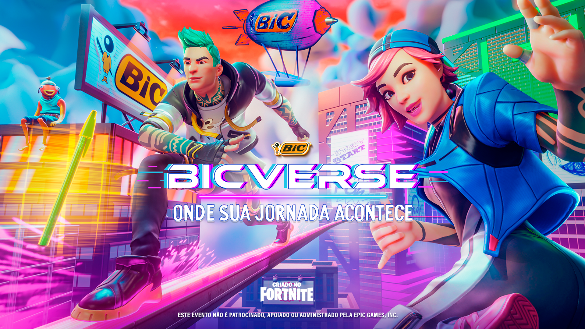 BICVERSE: Onde sua jornada acontece! BIC anuncia chegada ao metaverso com  gameplay épica no Fortnite - EP GRUPO